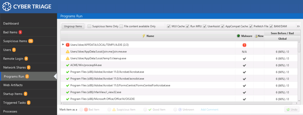 Using Cyber Triage software to find malware remnants during incident response 3