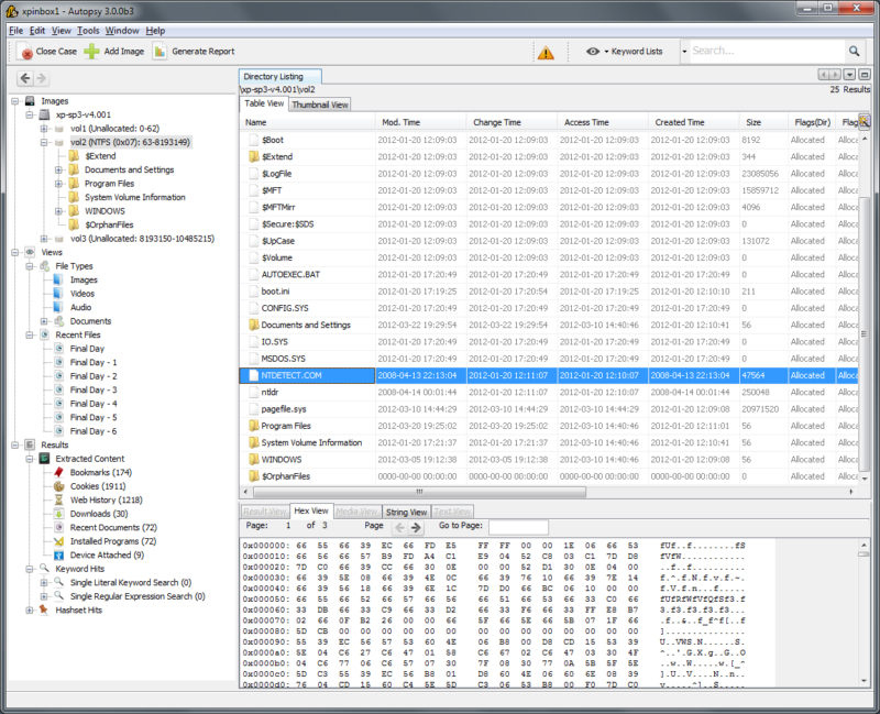 Specialized Digital Forensics Tools Dashboard