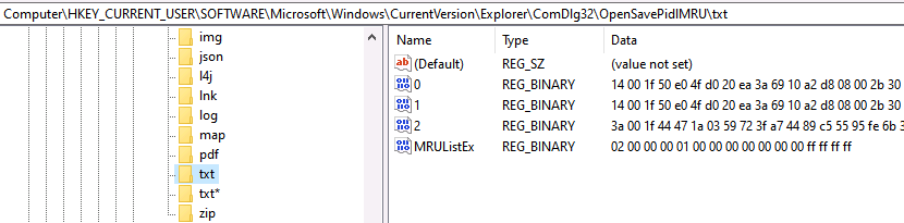 OpenSaveMRU-Reg2