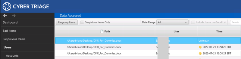 Data Access Artifacts in 3.5