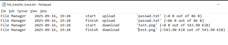 File transfer
