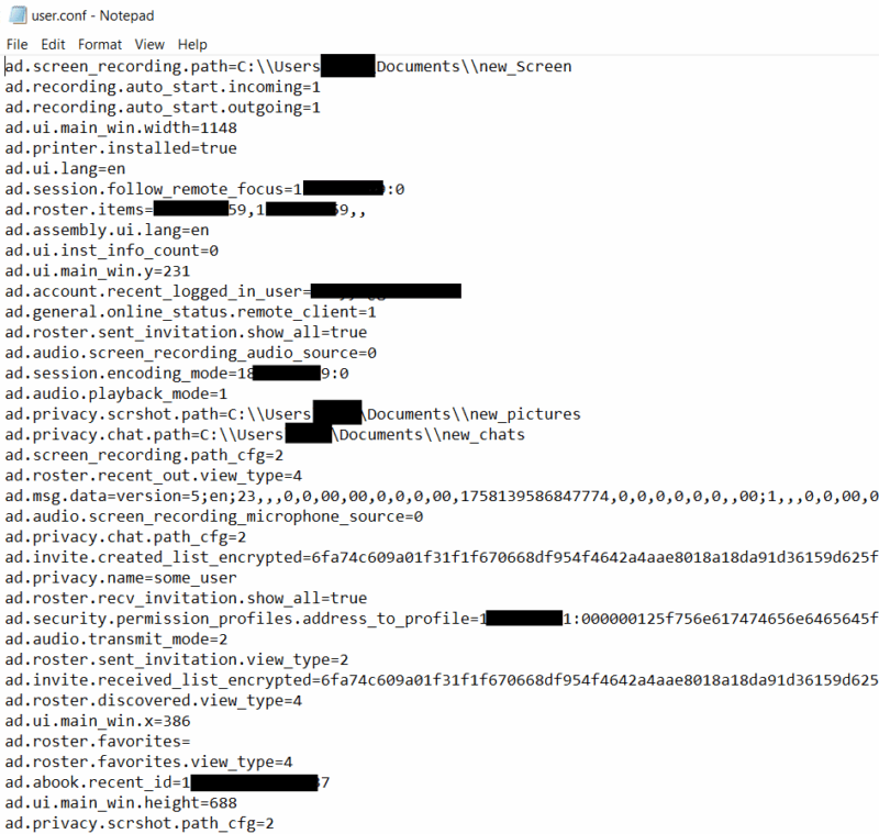 UserConfig
